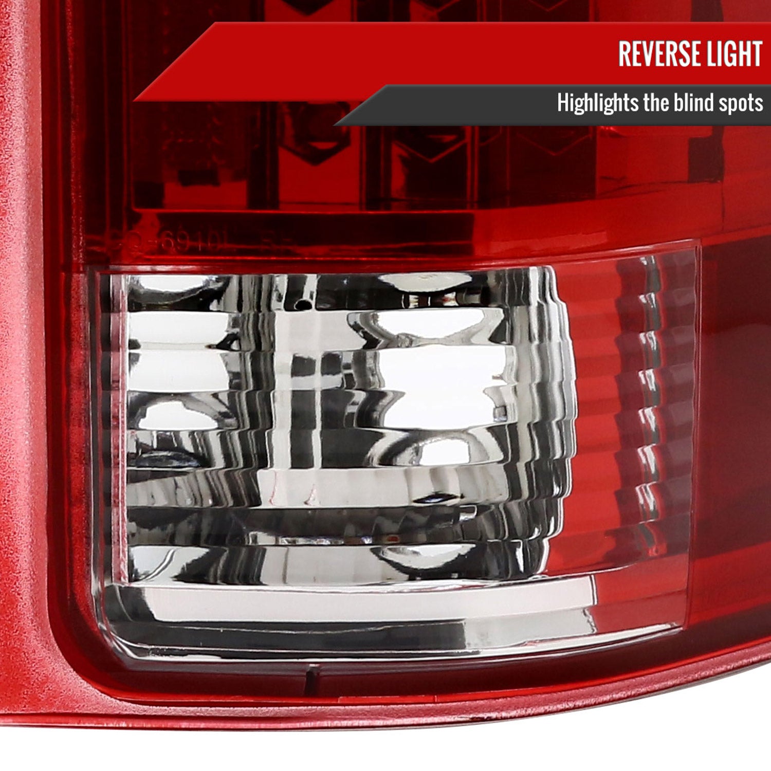 2007-2014 Chevrolet Silverado LED Tail Lights - OZ Chrome Housing/Red Lens