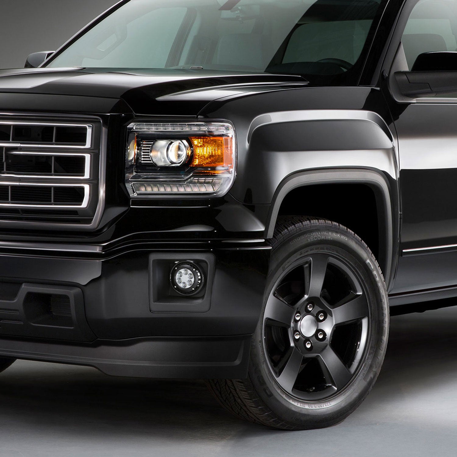 2014-2015 GMC Sierra 1500 LED Fog Lights Kit Switch & Wiring Harness Chrome