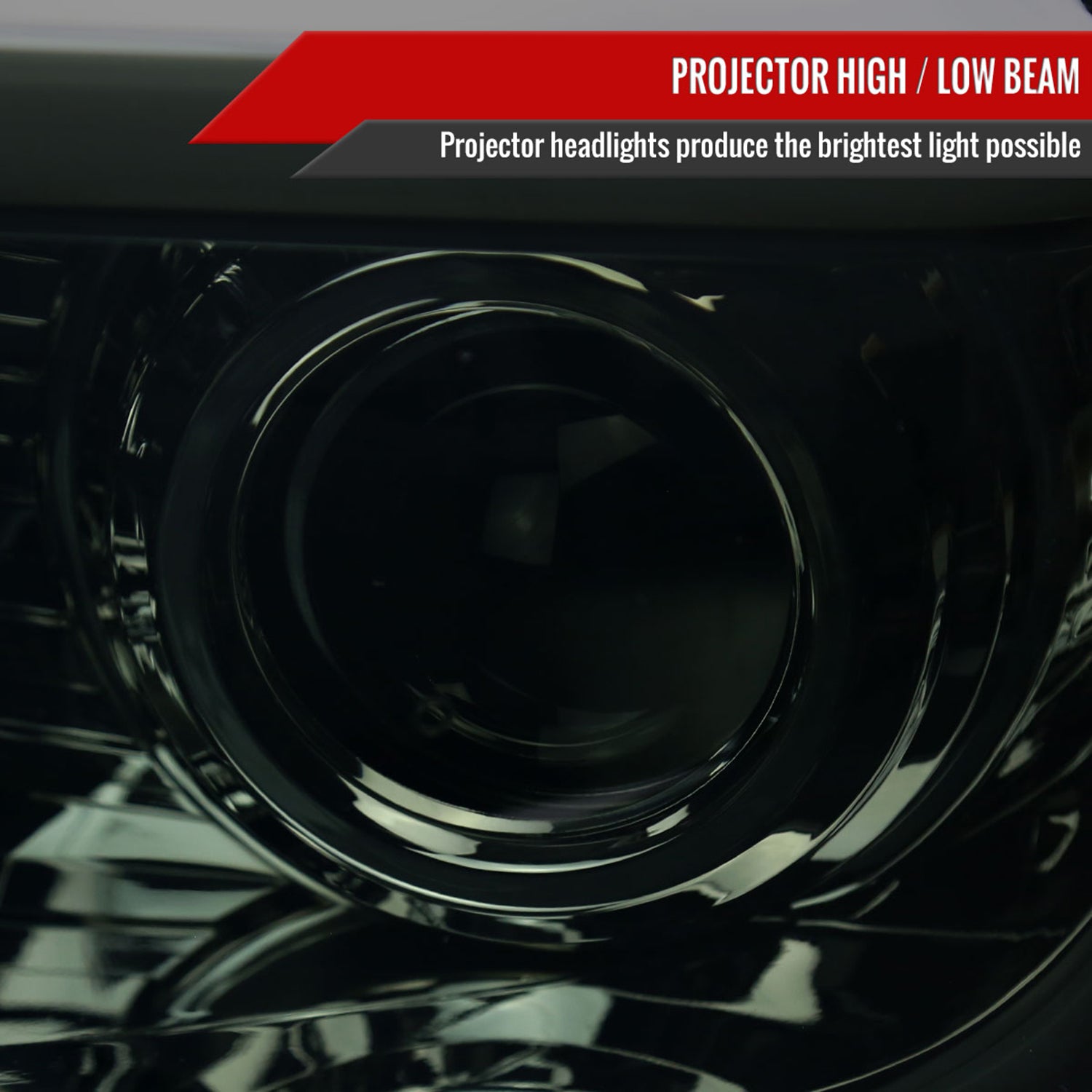 2014-2021 Toyota Tundra LED Projector Headlights Chrome Housing/Smoke Lens