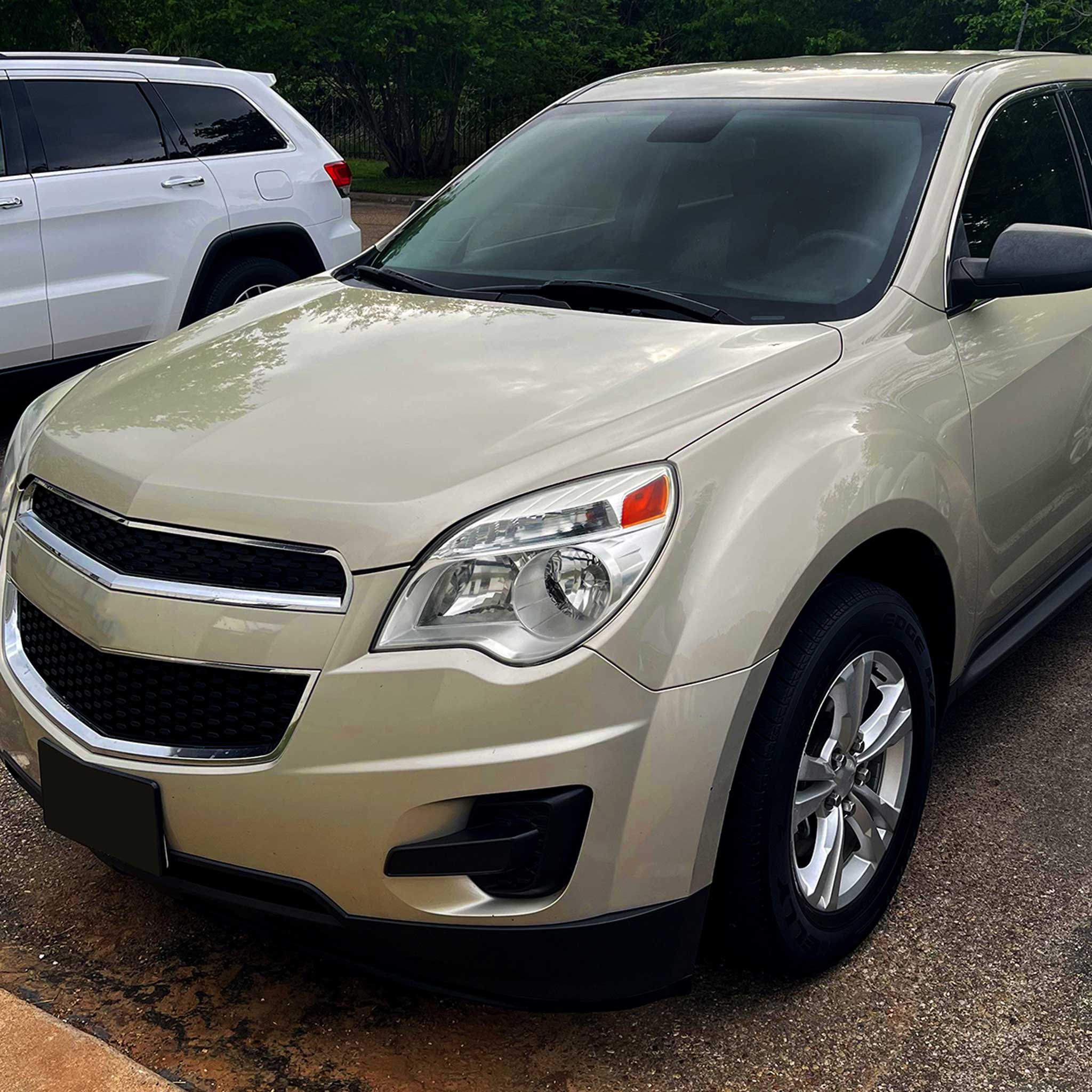 For Chevrolet Equinox 2010-2015 Driver Side Factory Style Headlight Chrome Housing Clear Lens