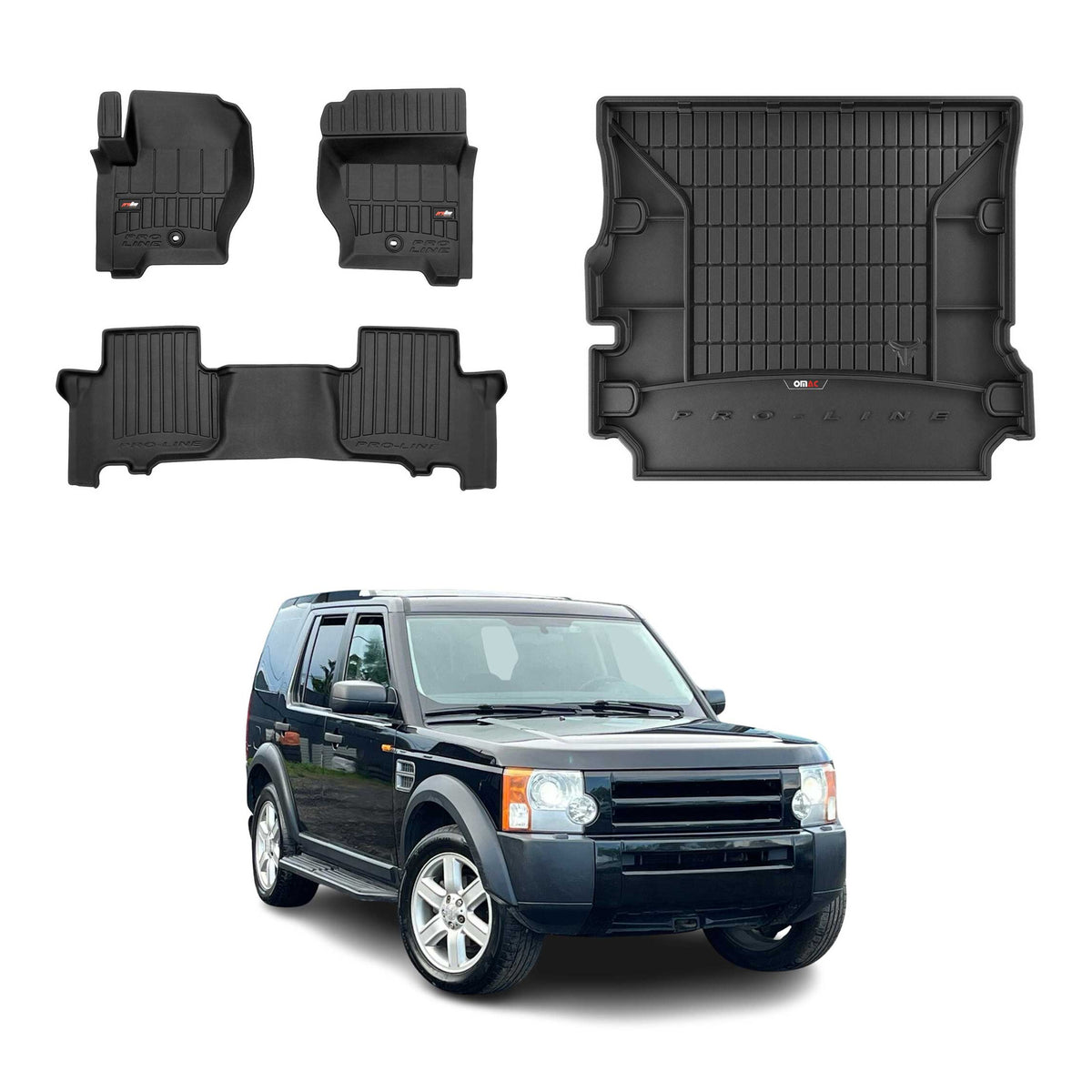 OMAC Floor Mats & Cargo Liners for Land Rover LR3 2005-2009