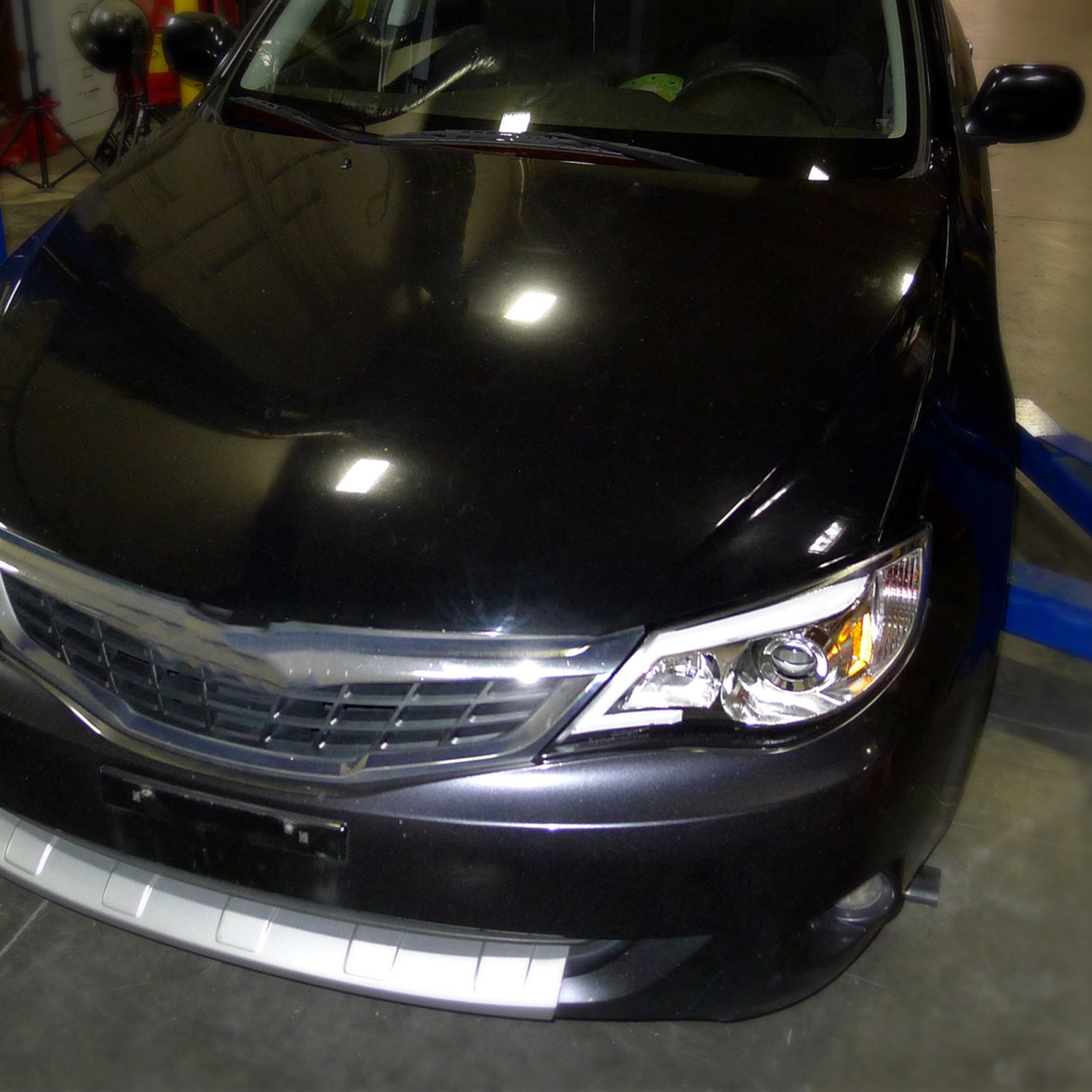 2008-2014 Subaru Impreza WRX/ 08-2011 Outback Sport LED Bar Headlights Chrome