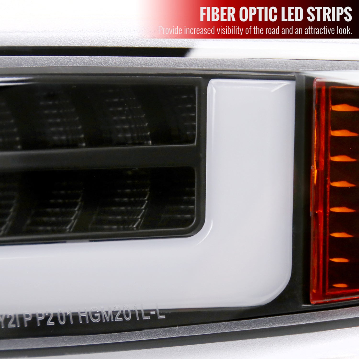 1999-2006 GMC Sierra Sierra Yukon/XL Headlights LED Signal Bumper Lights Black