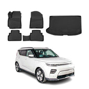 2020-2025 Kia Soul Floor Mats & Cargo Liner Full Set All Weather Black