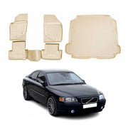 2001-2009 Volvo S60 Floor Mats & Cargo Liner Full Set All Weather Beige