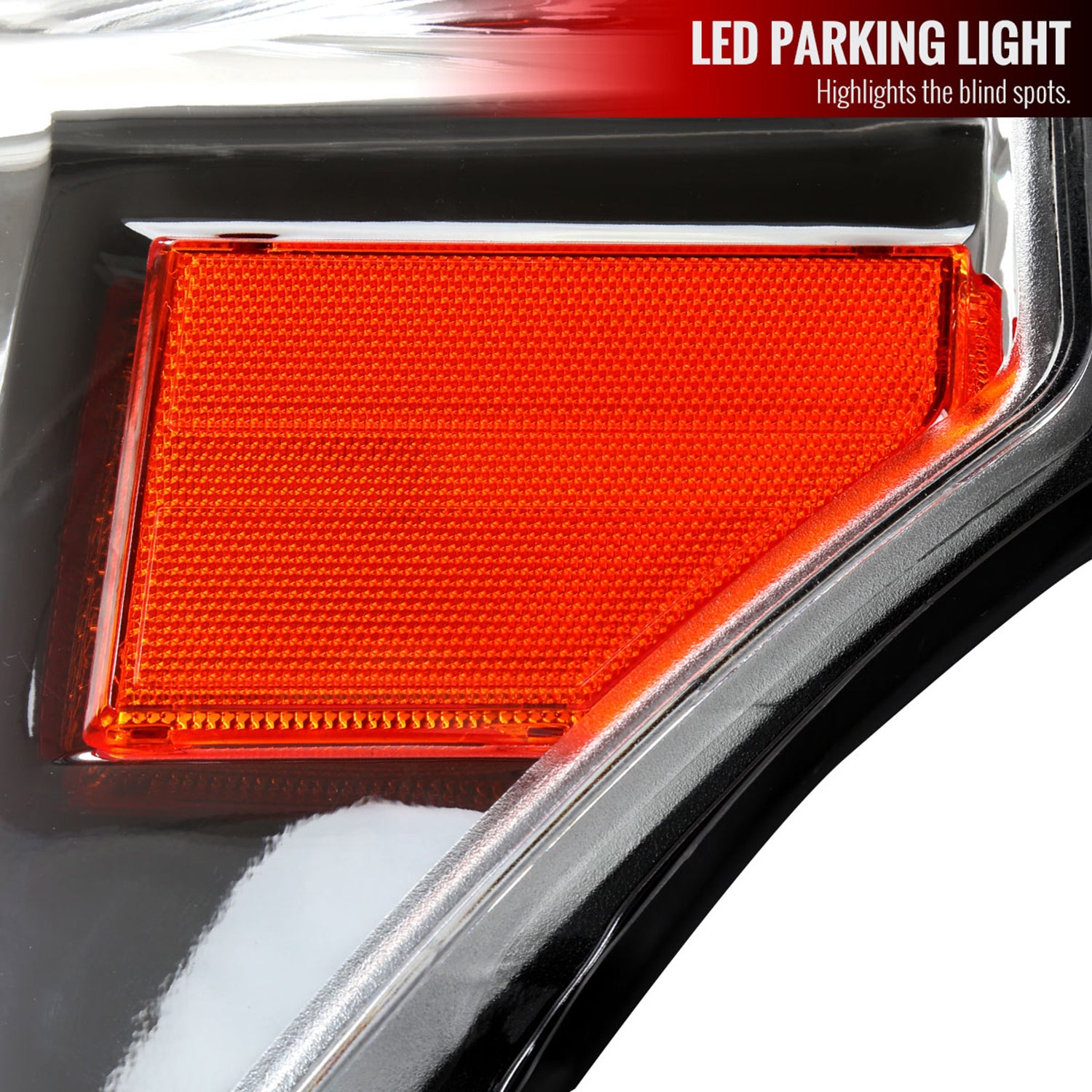 2011-2016 Ford F-250/350/450/550 Super Duty LED CBar Factory Headlights Chrome