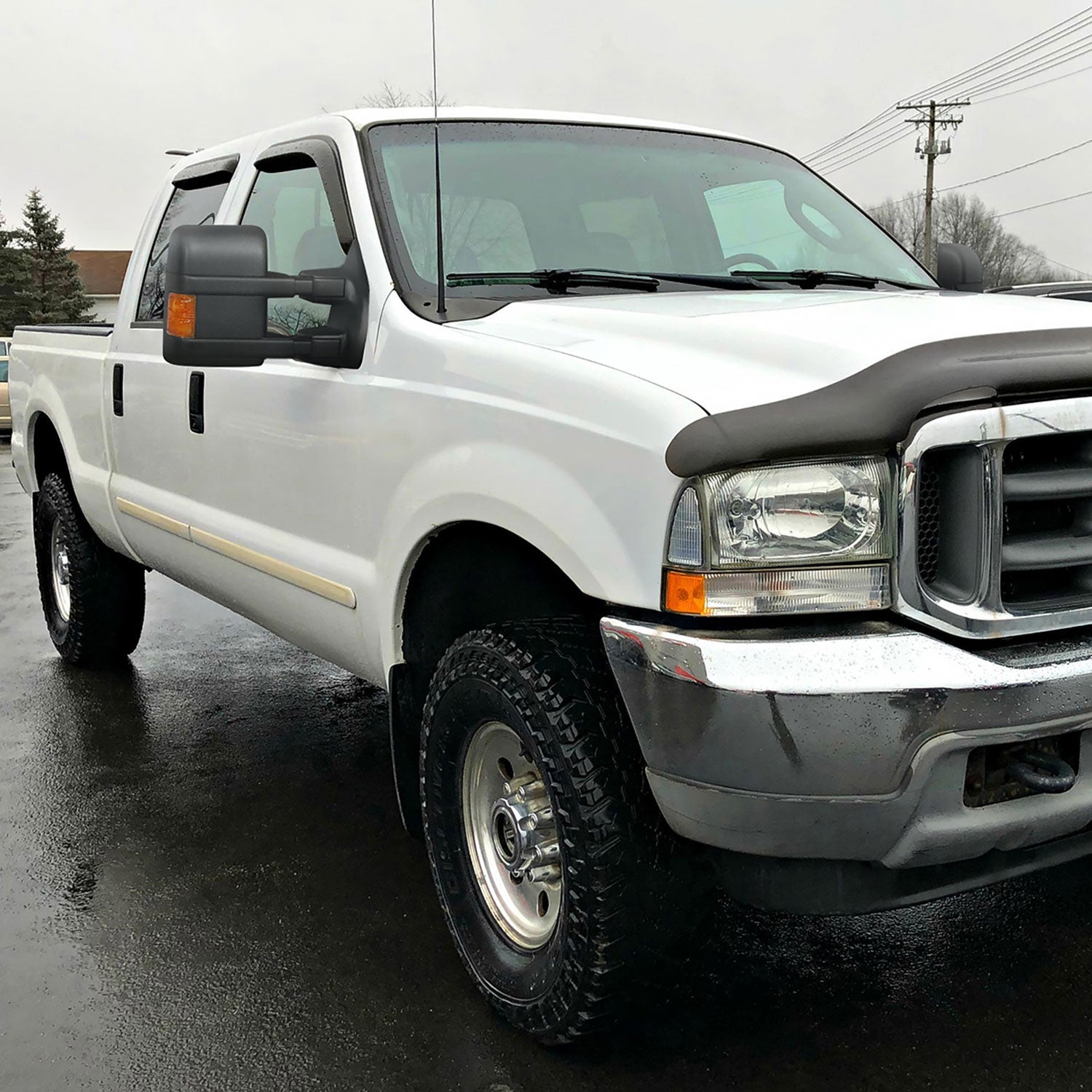 2003-2015 Ford F-250/350/450/550 Manual Towing Mirrors Amber & Turn Signal