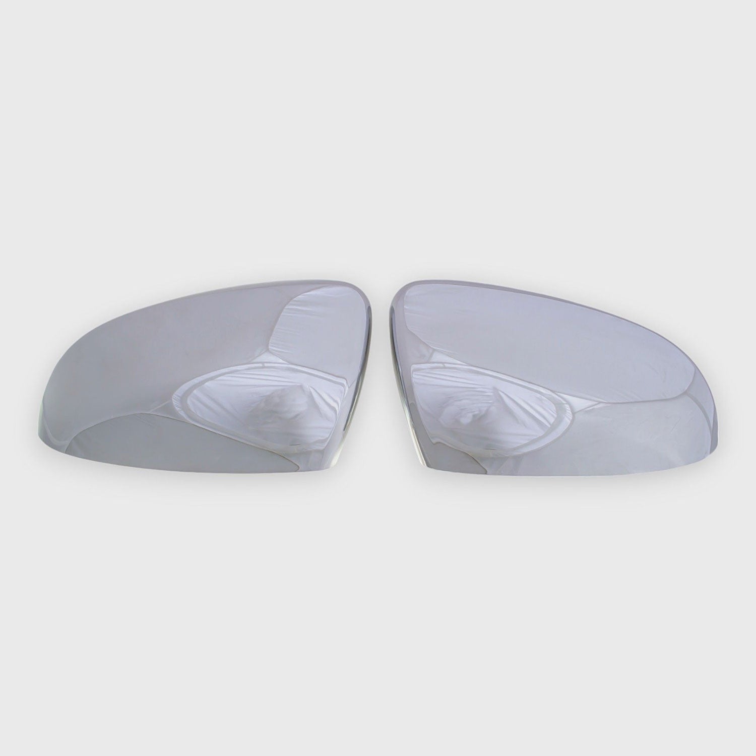 2016-2021 Hyundai Tucson Mirror Cover Caps Chrome 2Pcs ABS Plastic