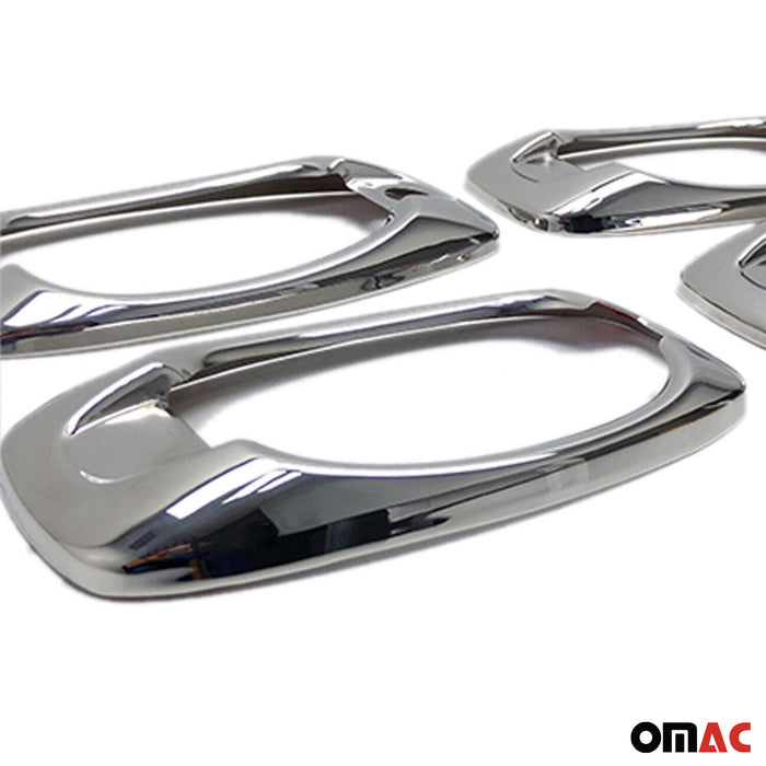 Car Door Handle Cover Protector for RAM ProMaster City 2015-2022 Chrome Steel