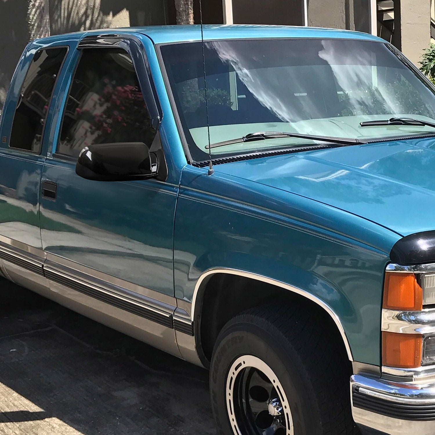 1988-1999 Chevy C/K Blazer/Tahoe/Yukon Glossy Black Side Mirror Passenger