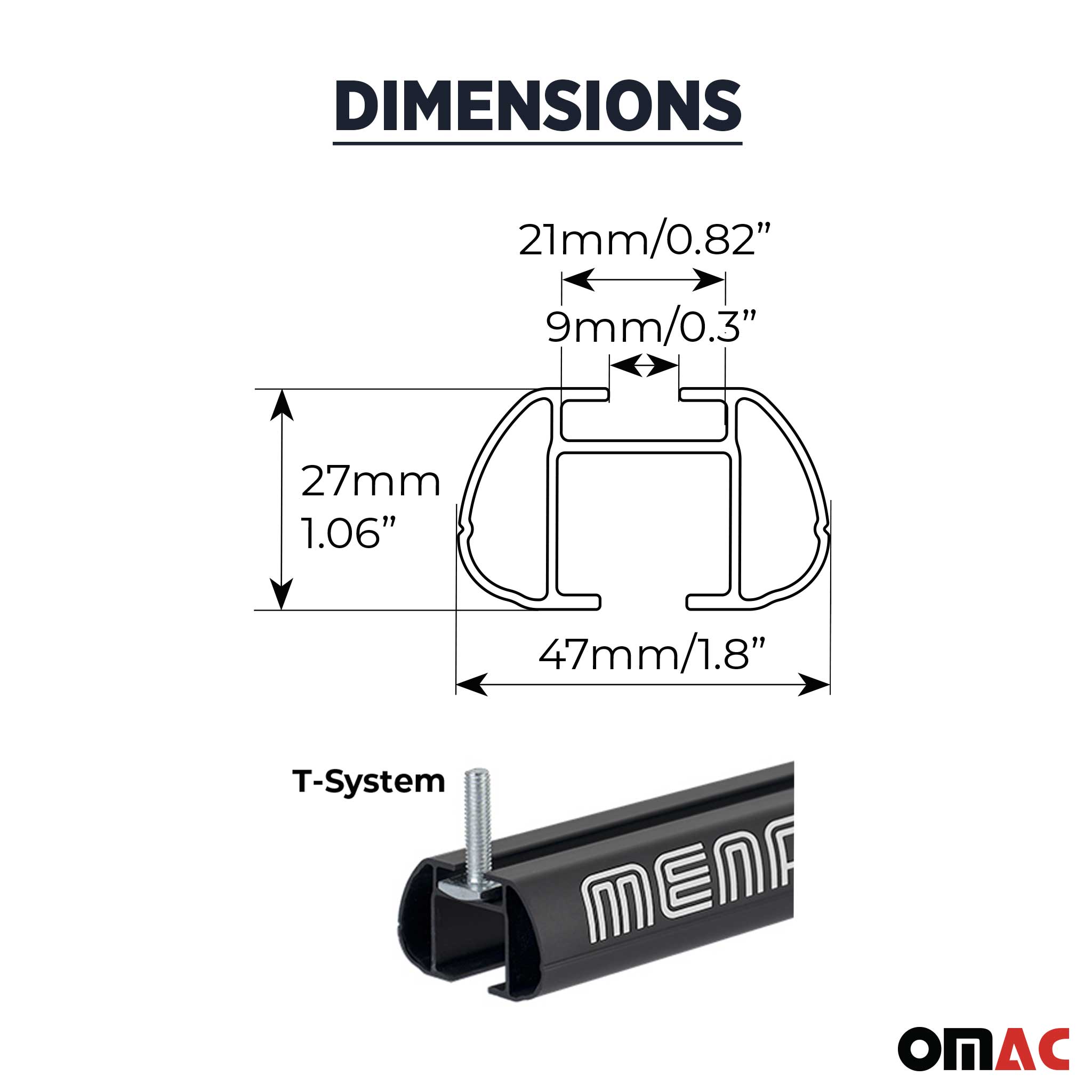 2004-2010 BMW X3 E83 Roof Rack Cross Bars Black