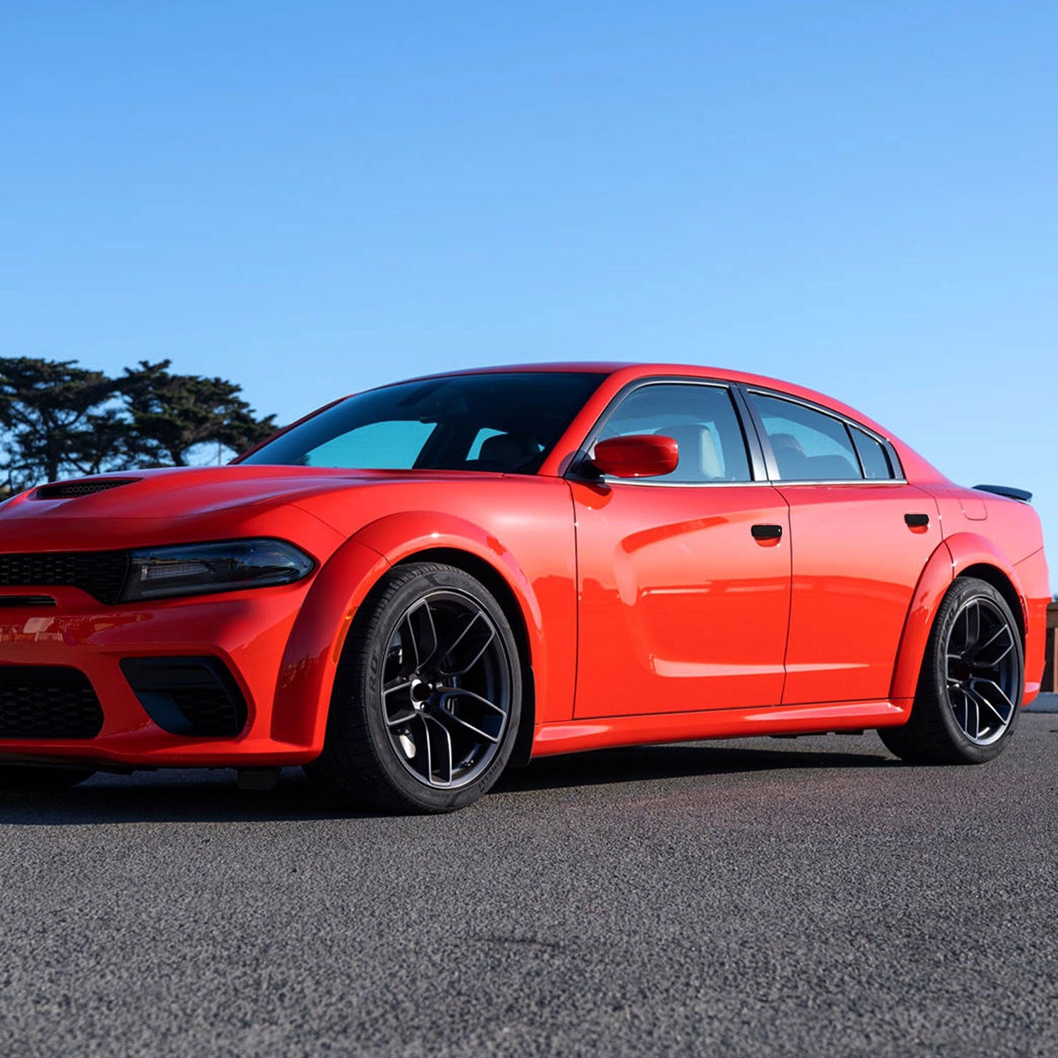 2011-2023 Dodge Charger / Challenger Door Handle Cover Gloss Black 4Pcs ABS Plastic