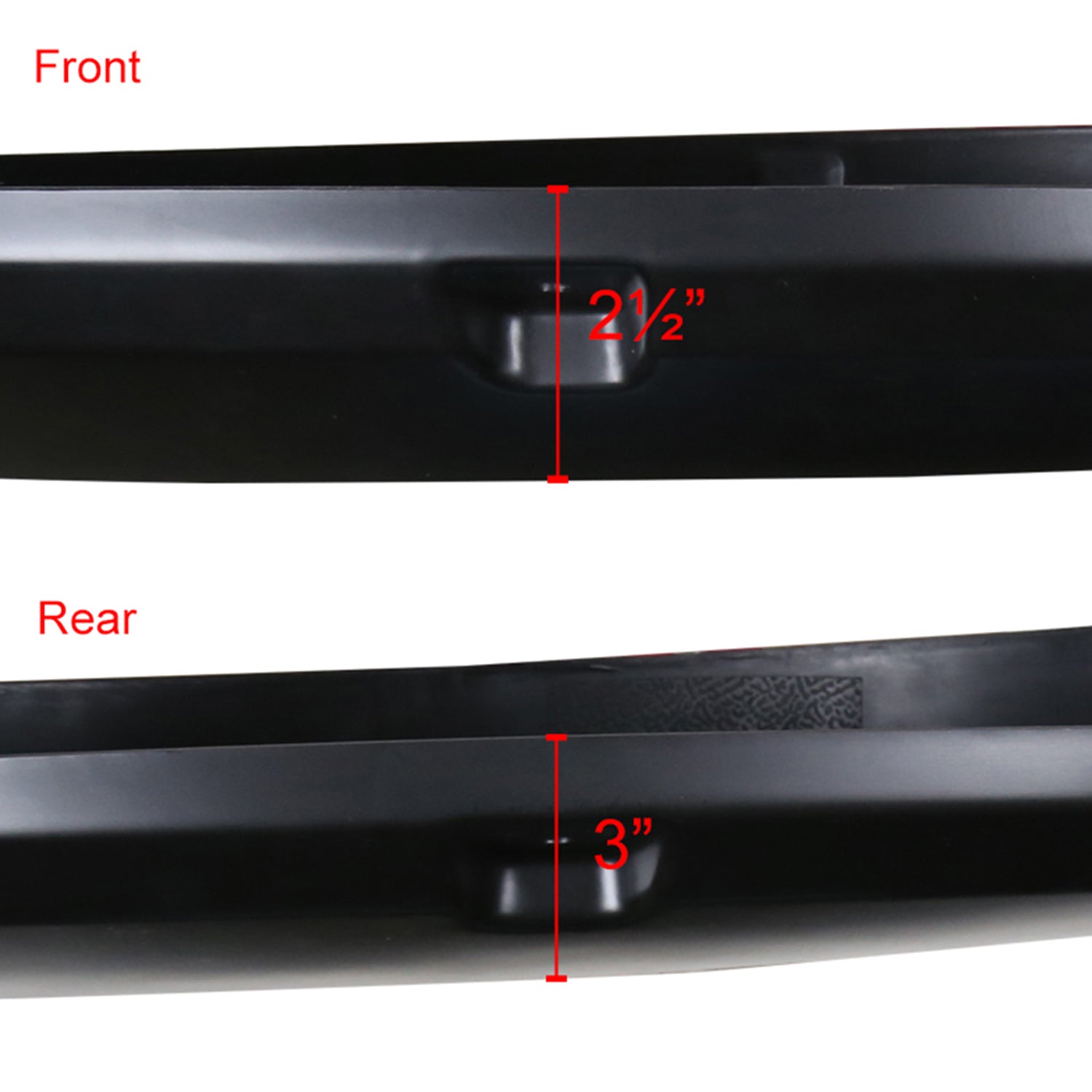 2015-2017 Ford F-150 Styleside Smooth Rivet Style Fender Flares Protector