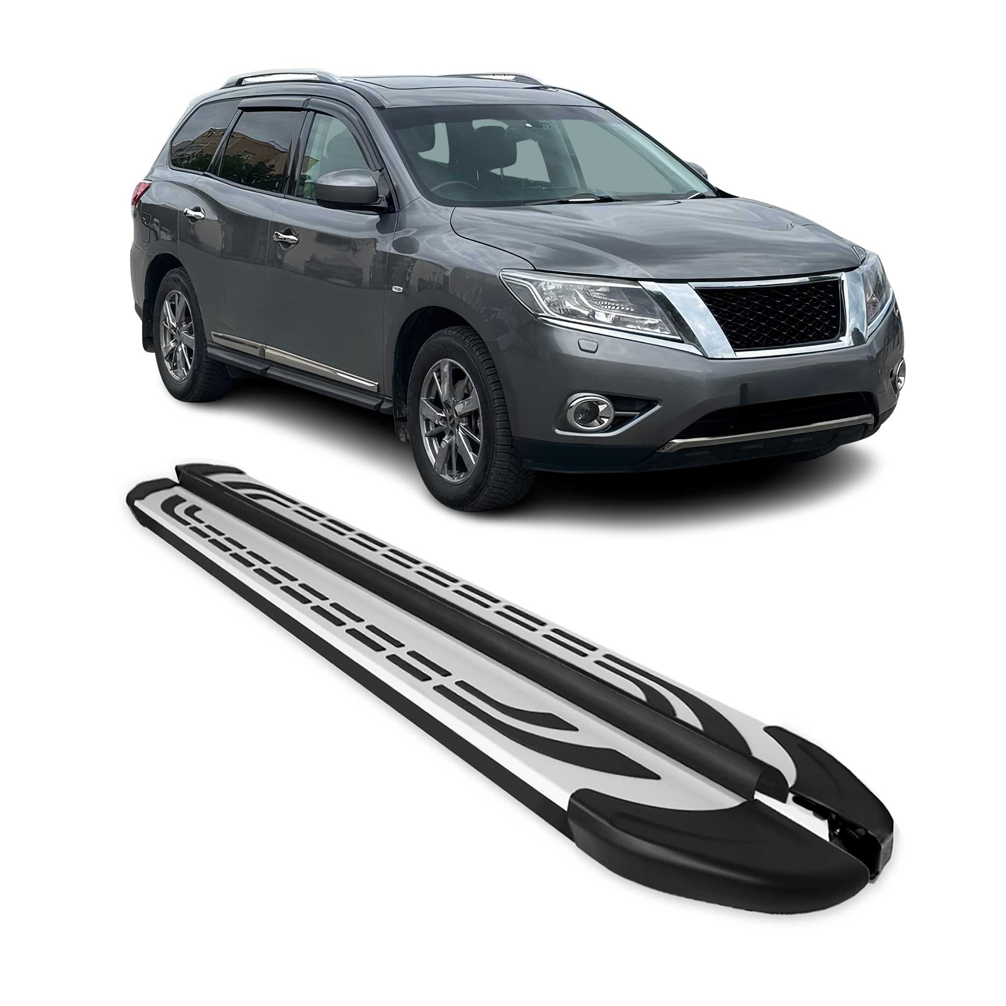 2013-2021 Nissan Pathfinder Nerf Bar Side Step Running Boards Alu 2x