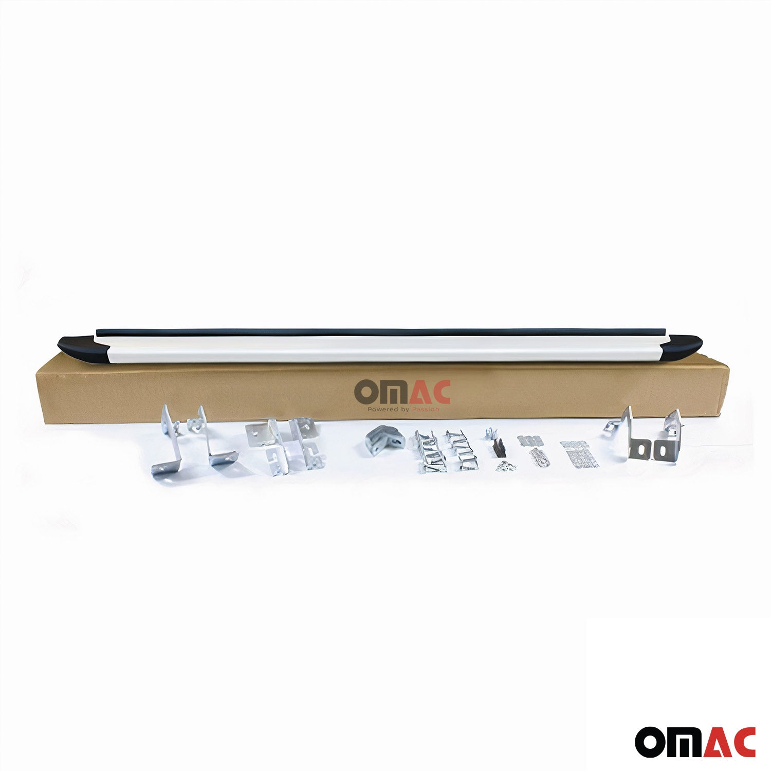 Running Boards Side Step Nerf Bars for BMW X1 2016-2022 Aluminium Silver 2 Pcs