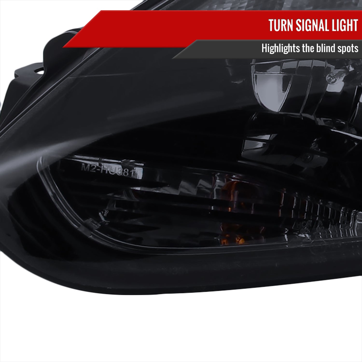 2012-2014 Ford Focus Projector Headlights LED Light &Turn Signal Lights Black