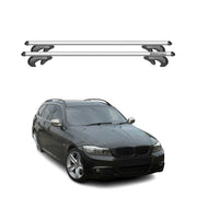 2005-2012 BMW 3 Series E91 Wagon Roof Rack Cross Bars Silver