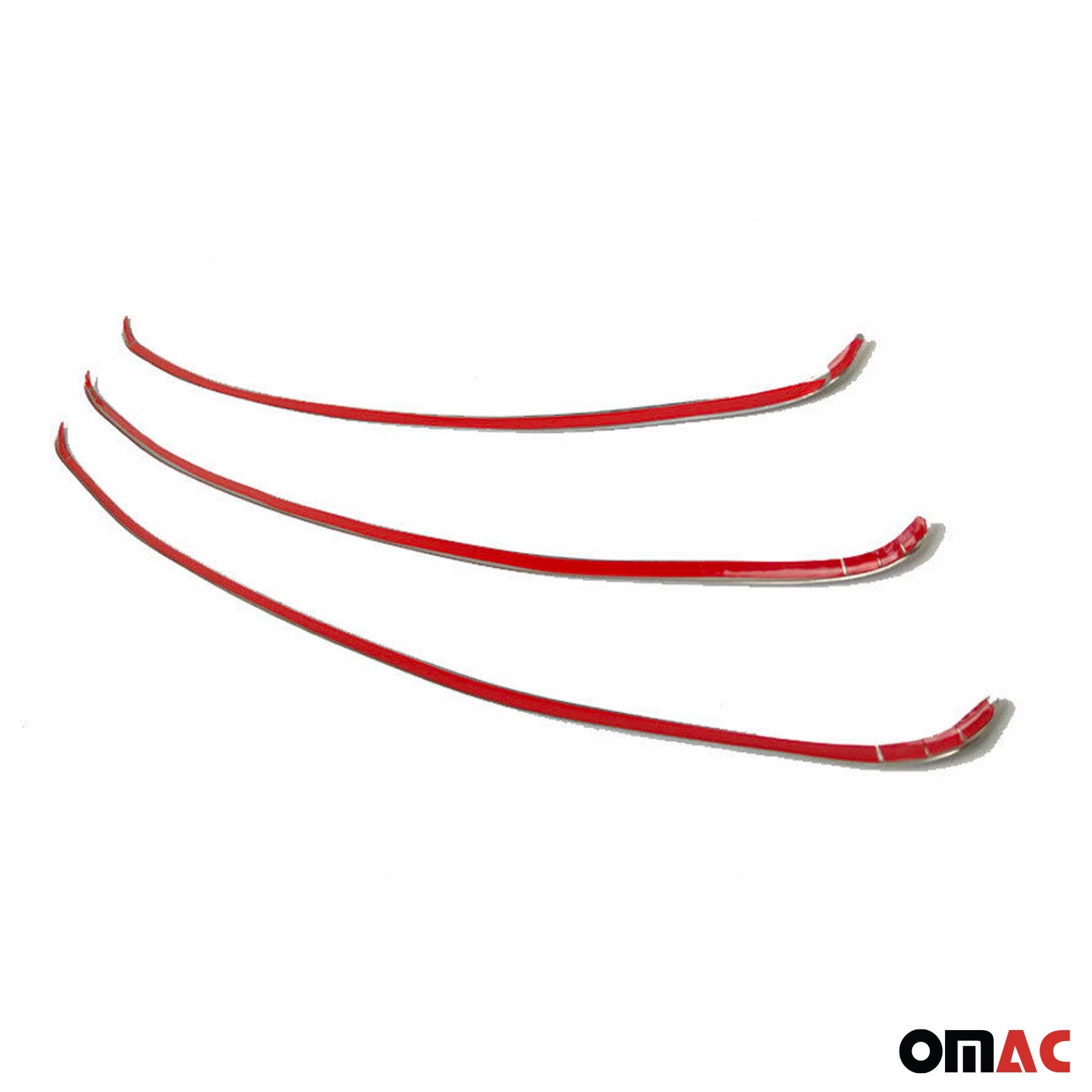 2010-2015 Hyundai Tucson Front Bumper Grill Trim Molding Stainless Steel Silver 3 Pcs