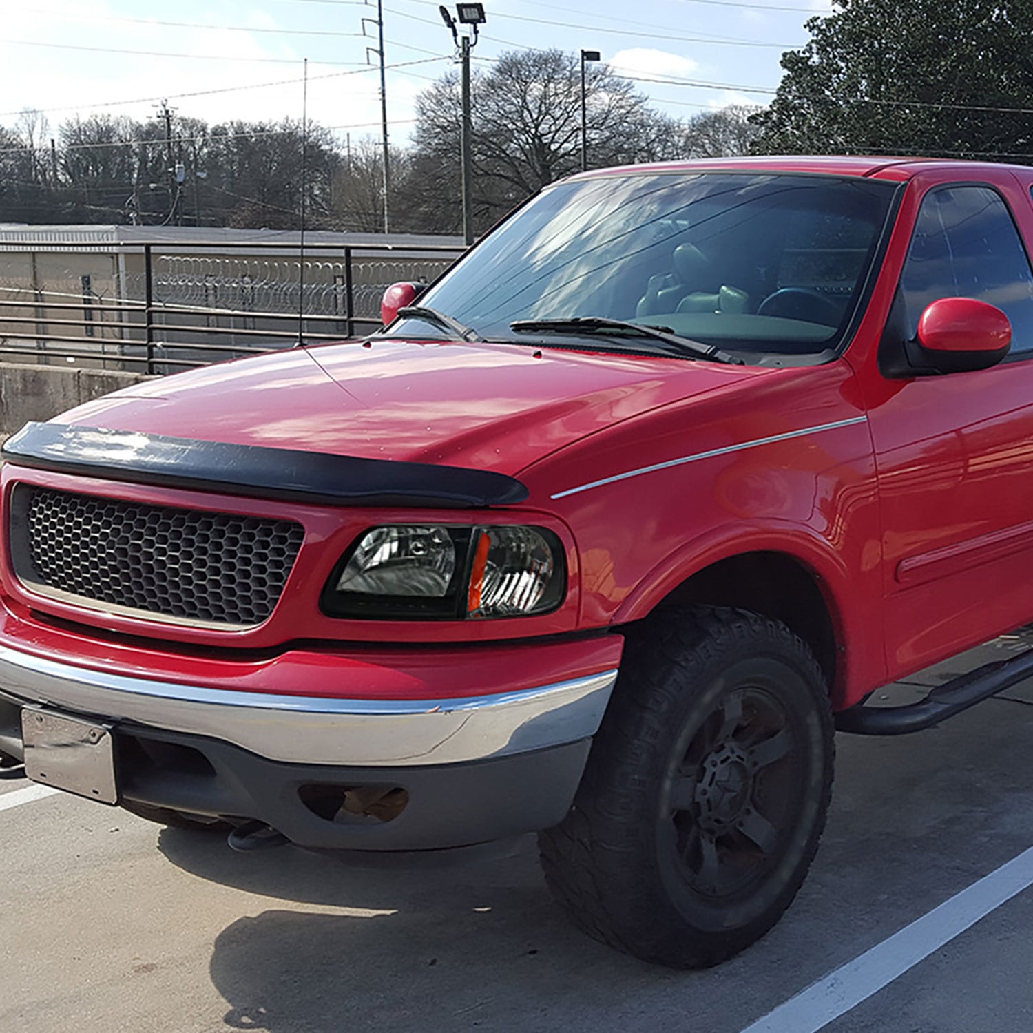 1997-2004 Ford F-150/Expedition Factory Headlights SMD LED Light Strip Smoke