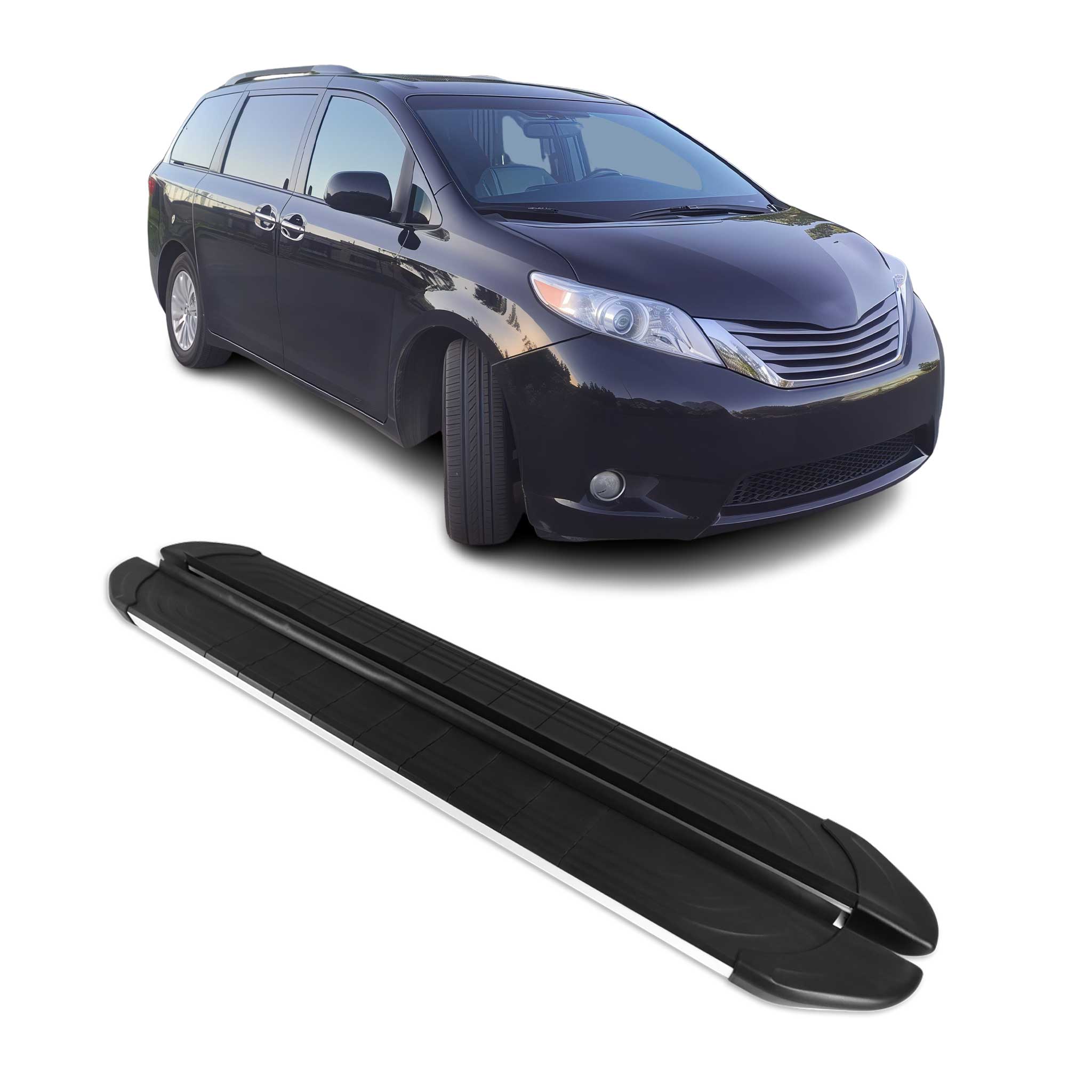 2011-2020 Toyota Sienna Nerf Bar Side Step Running Boards Alu 2x