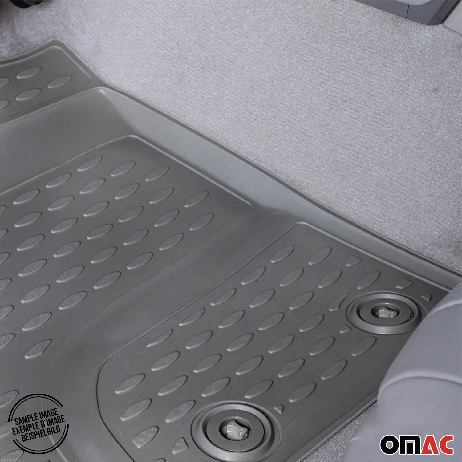 2007-2014 GMC Yukon XL Floor Mats Liners Full Set All Weather Gray