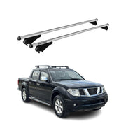 2016-2020 Nissan NP300 Navara Roof Rack Cross Bars Silver