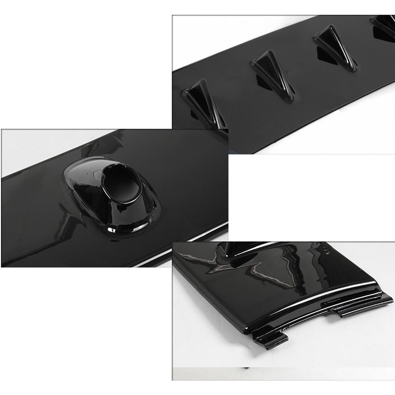 2003-2008 Mitsubishi Lancer EVO 8/EVO 9 Glossy Black Shark Fin Roof Spoiler