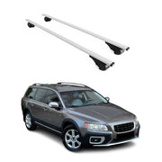 2008-2016 Volvo XC70 Roof Rack Cross Bars Silver