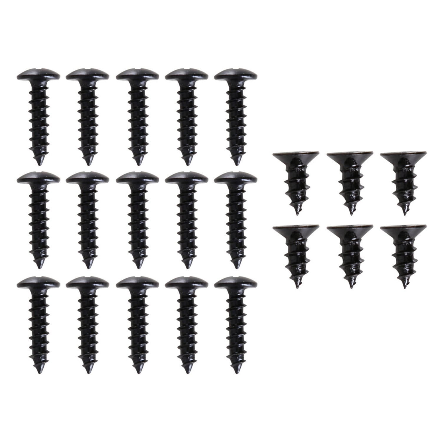 2017-2020 Tesla Model 3 Glossy Black Polypropylene 3Pcs Bumper Lip