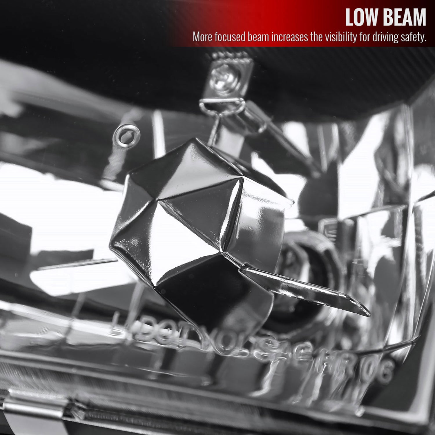 1988-1993 Chevy C/K Blazer/Tahoe/Silverado/Yukon Headlights Lights Set Black