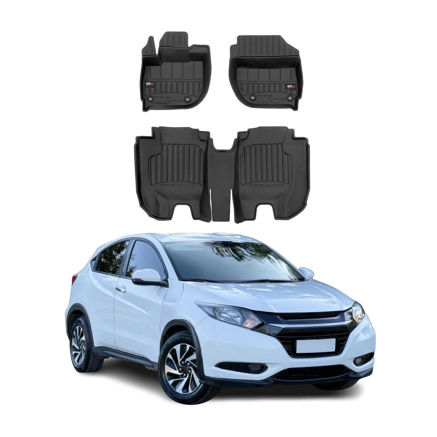 2016-2022 Honda HR-V Premium Floor Mats Liners Full Set All Weather Heavy Duty
