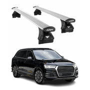 Roof Racks Cross Bars for Audi Q7 2017-2026 Aluminium 220lb Gray 2 Pcs