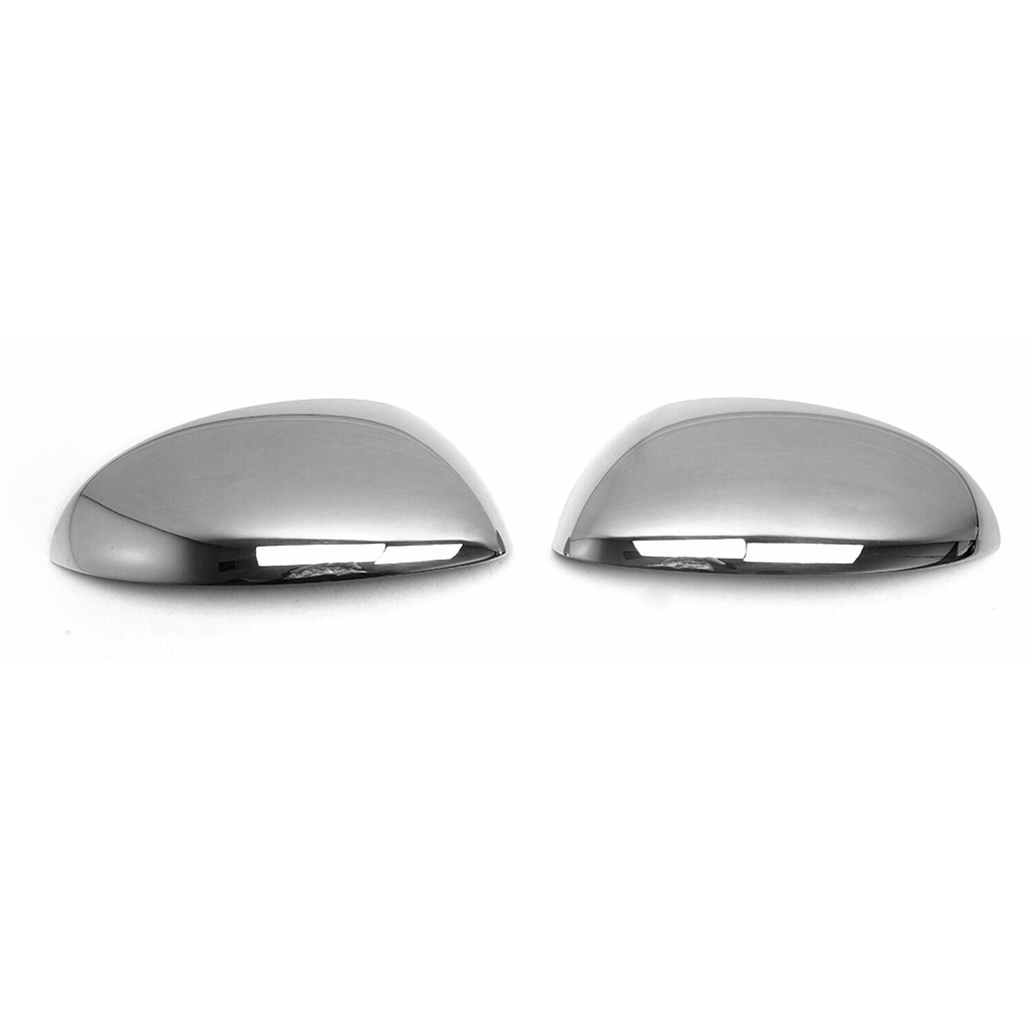 2011-2014 Nissan Juke Side Mirror Cover Caps Stainless Steel Silver 2 Pcs