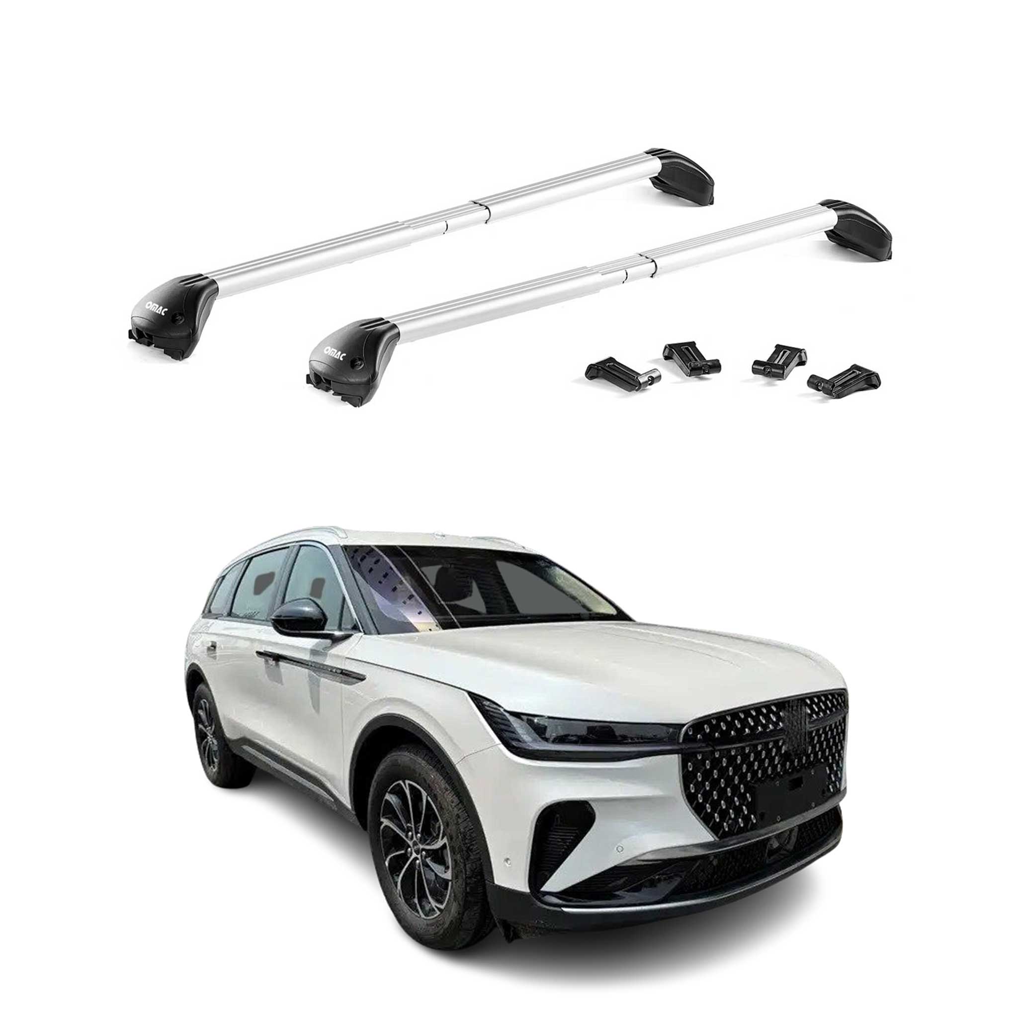 2024-2026 Lincoln Nautilus Roof Rack Cross Bars Luggage Carrier Alu 2x