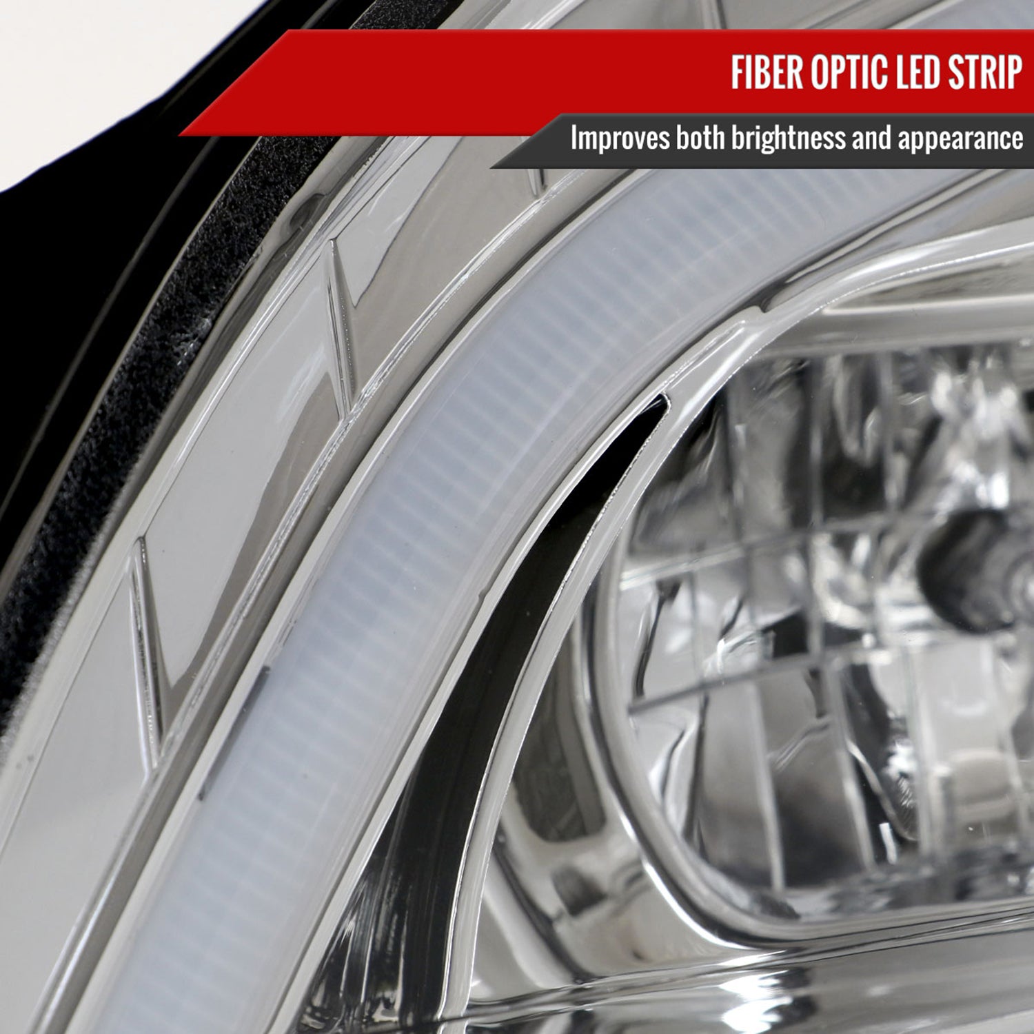 2006-2008 Mercedes Benz W164 ML Class LED Bar Headlights Signal Lights Chrome