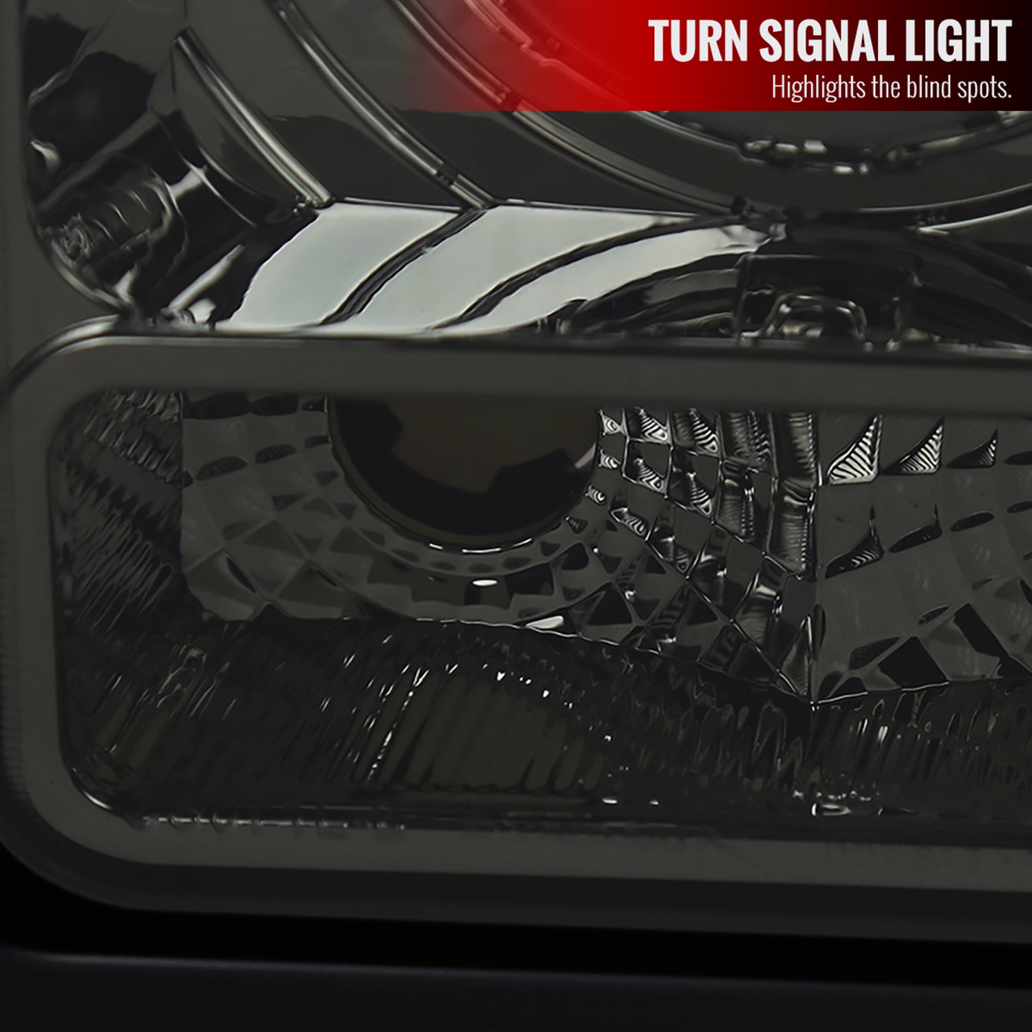 1997-2001 Jeep Cherokee Halo Projector Headlights SMD LED Light Chrome/Smoke