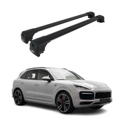 2019-2026 Porsche Cayenne 3.gen Roof Rack Cross Bars Black