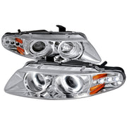 1997-2000 Dodge Avenger Chrysler Sebring Coupe Dual Halo Headlights Chrome