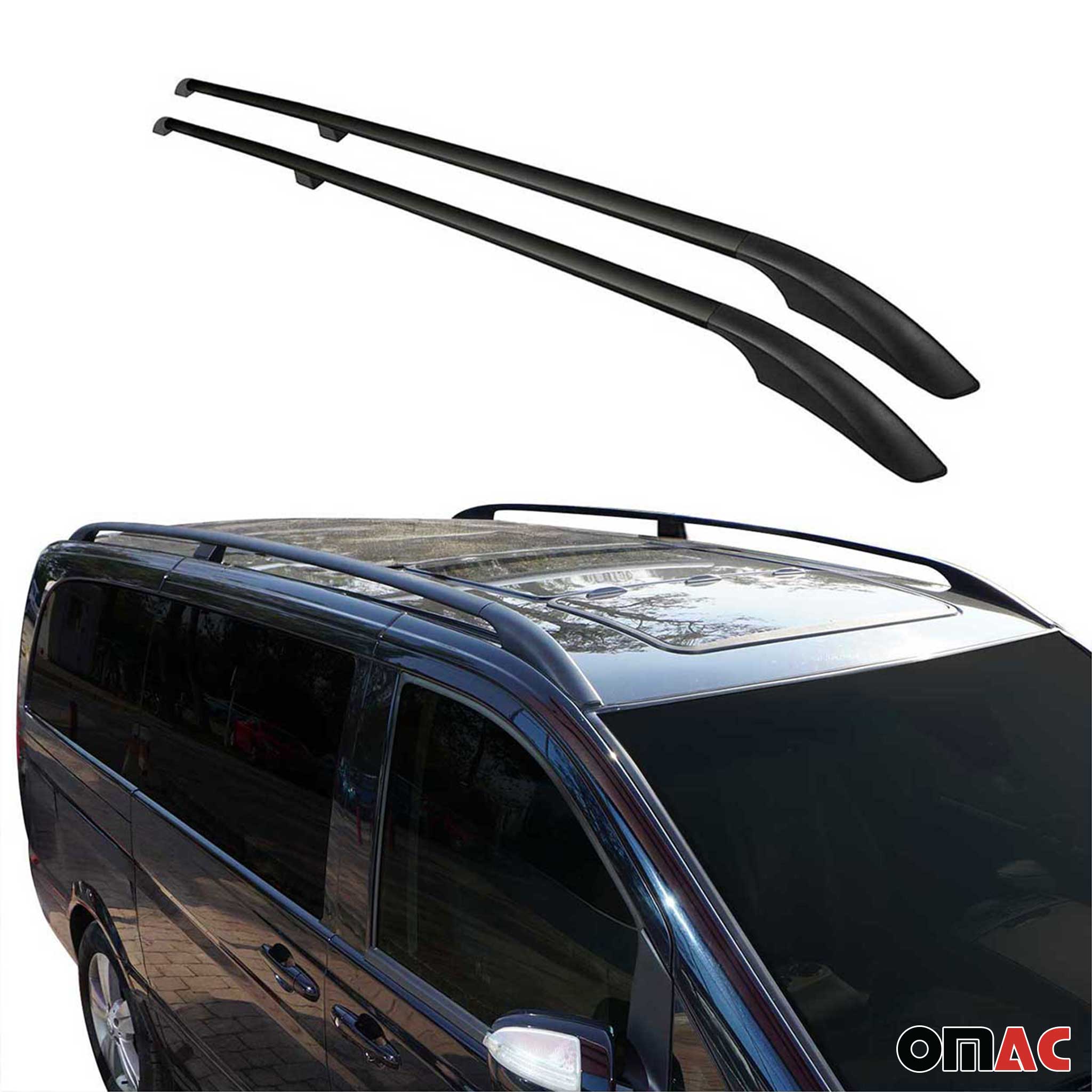 2023-2024 Alfa Romeo Tonale Roof Rack Rails Side Rails Black