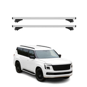 2025 Nissan Armada Roof Rack Cross Bars Luggage Carrier Silver 2Pcs