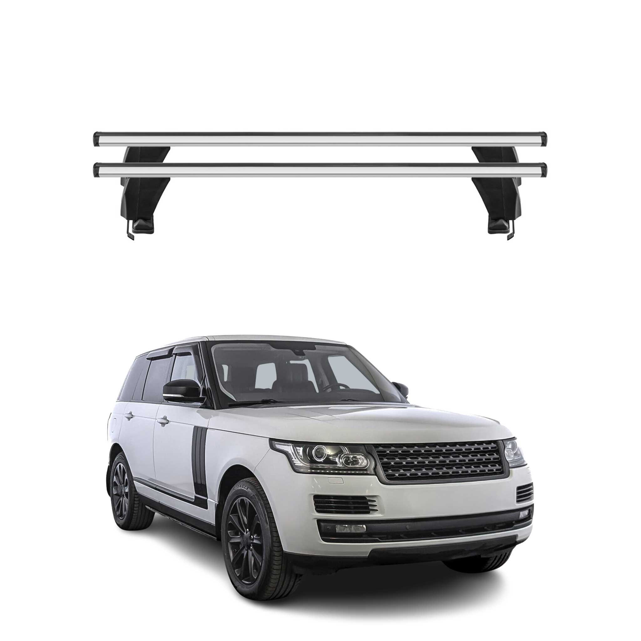 2013-2021 Land Rover Range Rover Roof Rack Cross Bars Silver