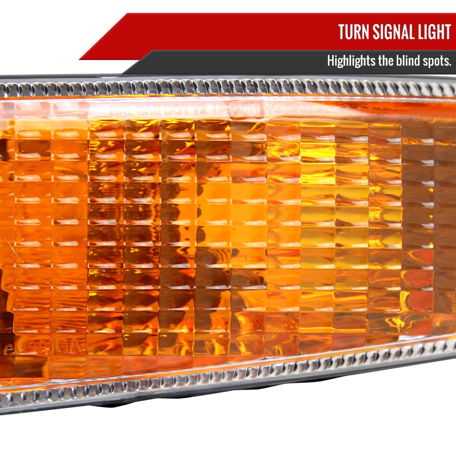 1999-2006 GMC Sierra/ 00-2006 Yukon XL Denali Turn Signal Bumper Lights Chrome