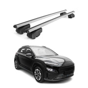 2018-2023 Hyundai Kona Roof Rack Cross Bars Silver