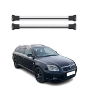 2003-2009 Toyota Avensis Wagon Roof Rack Cross Bars Silver