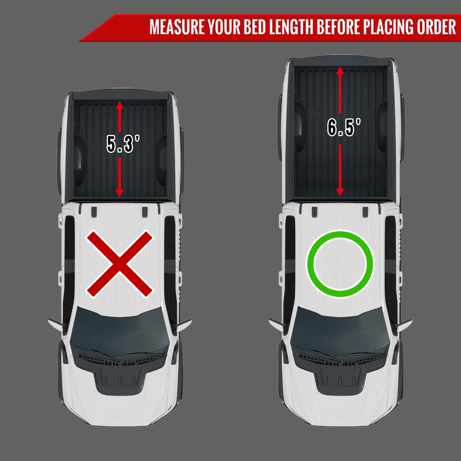 2005-2010 Dodge Dakota / 2006-2009 Mitsubishi Raider 6'6" Bed Tonneau Cover