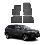 2013-2019 Ford Escape Floor Mats Liners Full Set All Weather Rubber Black