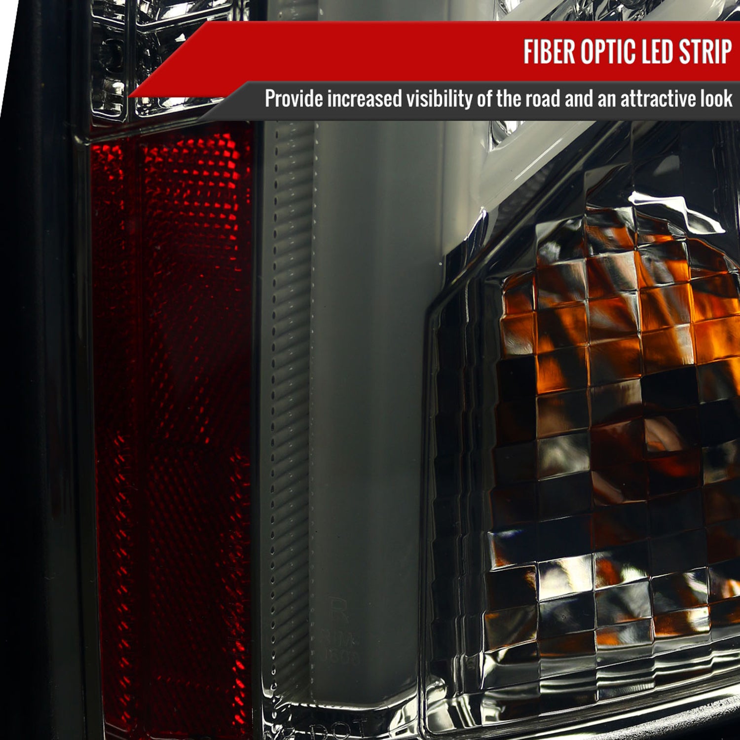 2003-2007 Cadillac CTS LED Tail Lights Chrome Housing/Smoke Lens