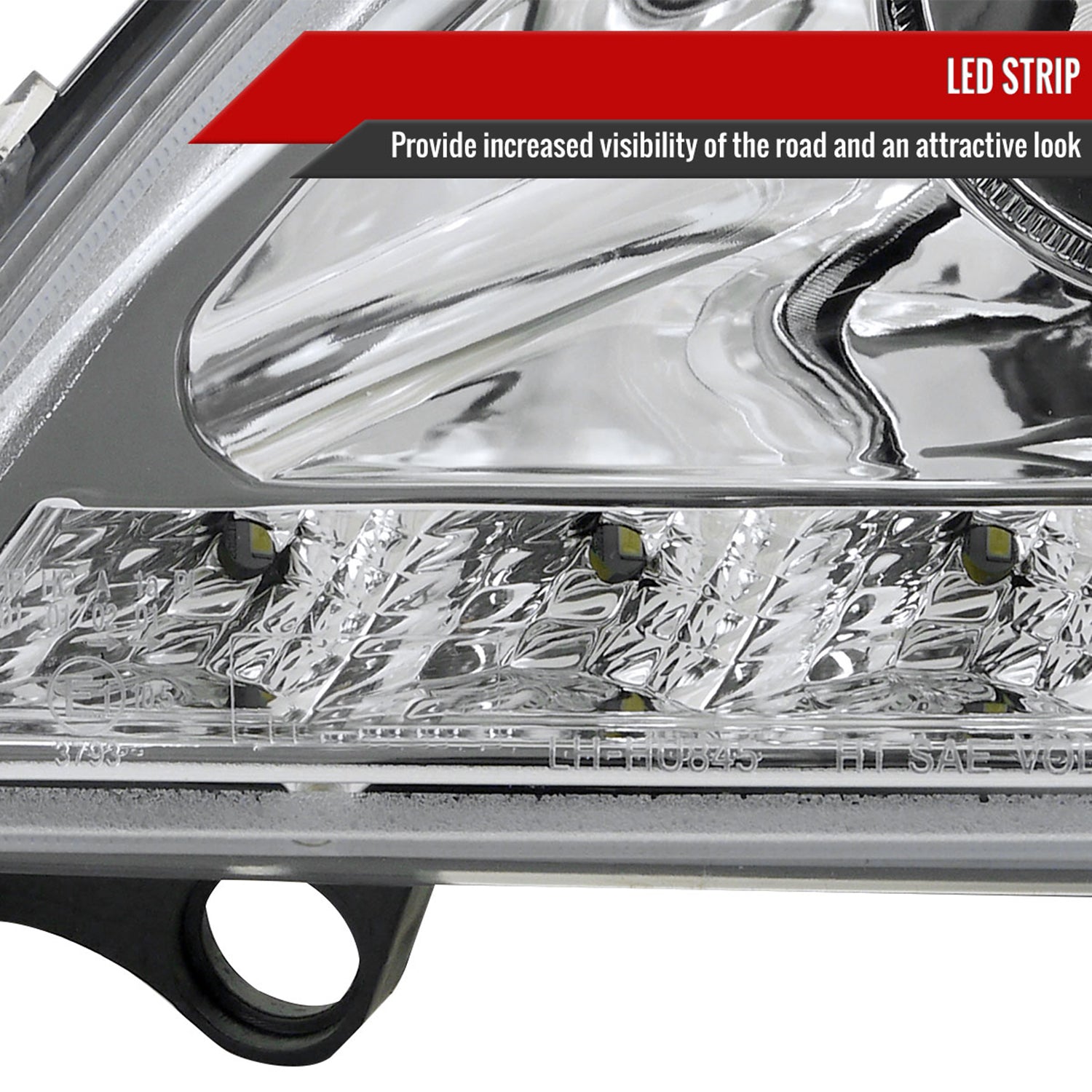 1998-2001 Mercedes Benz W163 ML Class Projector Headlights LED Light