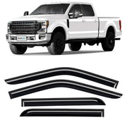 Wind Deflectors for Ford F250 F350 F450 F550 Super Duty 2017-2026 Crew Cab