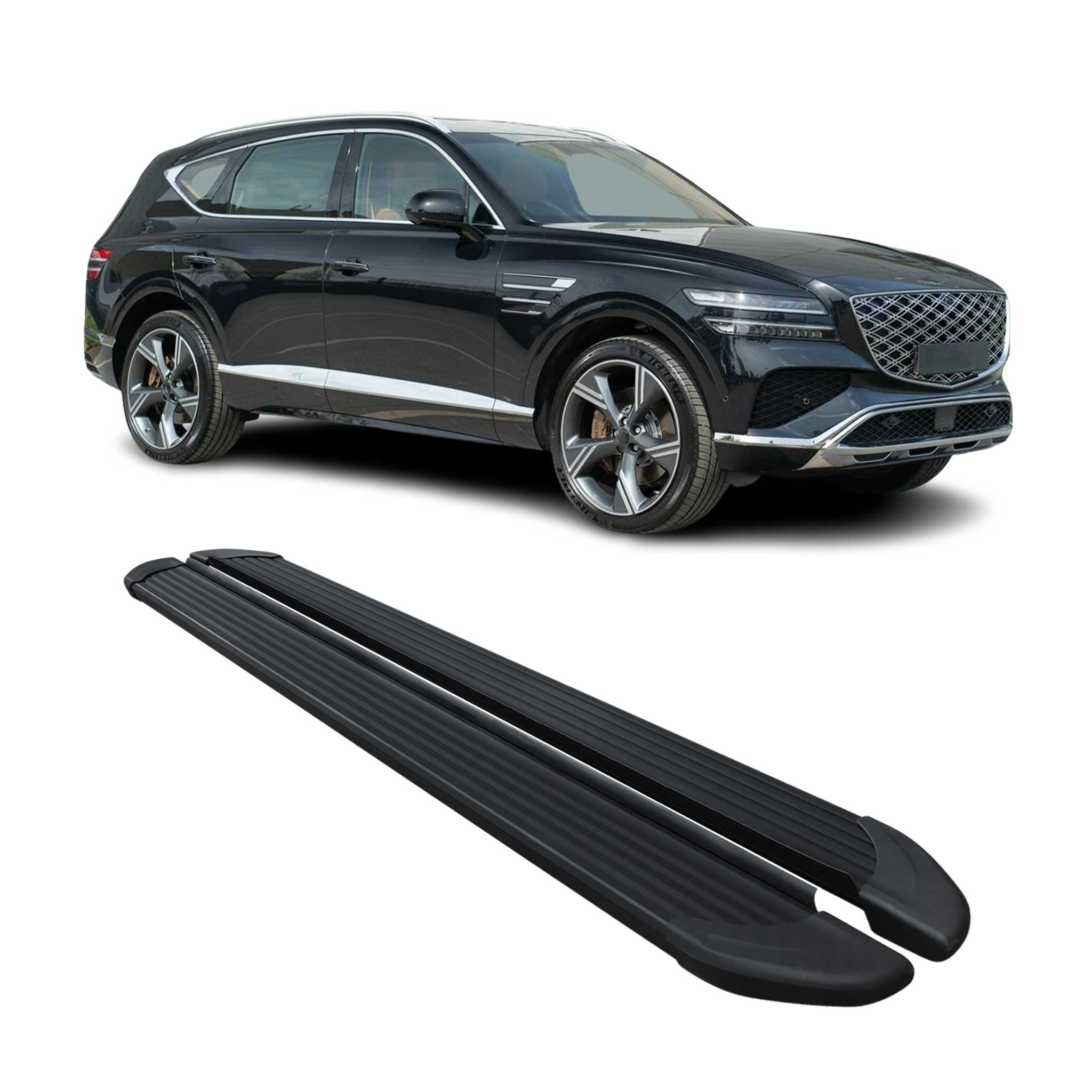 2021-2026 Genesis GV80 Nerf Bar Side Step Running Boards Alu 2x
